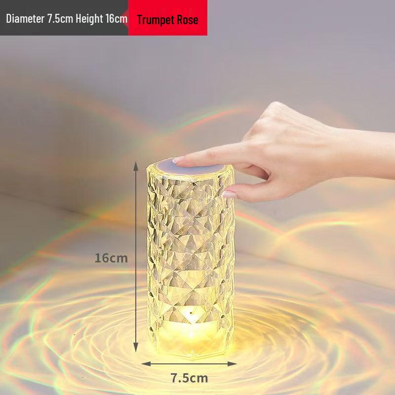 

Creative Rose Night Light - Bedside Rechargeable LED Lamp