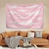 1pc Pink Blue Sky Tapestry, Beautiful Scenery Wall Hanging, Aesthetic Home Decoration for Bedroom Living Room Study Room