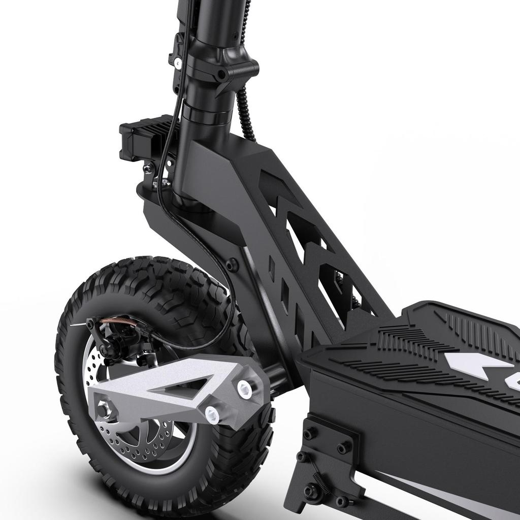 Skládací elektrická koloběžka OOTD T10 50 km/h, nosnost 150 kg, dojezd 45 km, IP54, motor 500 W - ideální pro dospělé