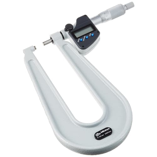 Mitutoyo Digimatic Steel Plate Micrometer, 389-251-30, PMU150-25MX