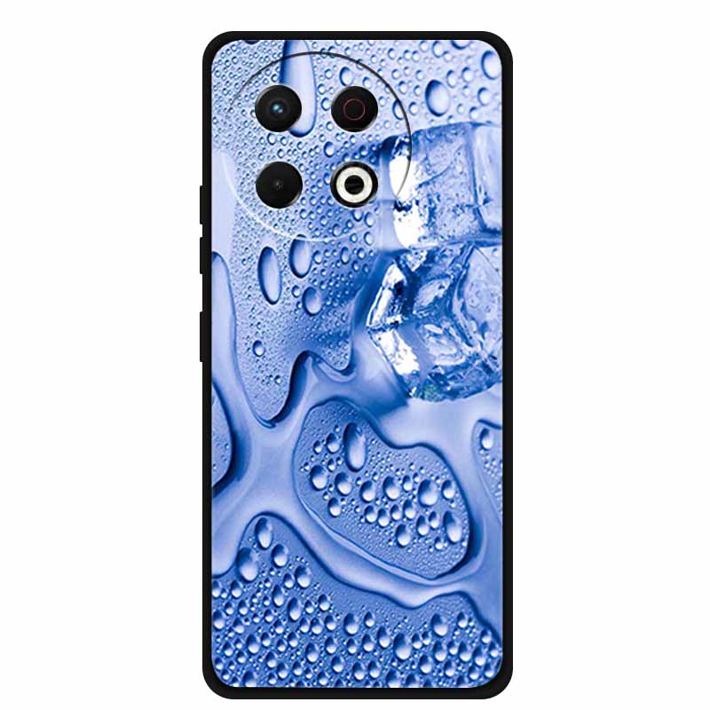 For Tecno Spark 30 Pro Phone Case 30Pro Coque Black Silicone Soft Back Cover Case For Tecno Spark30 Pro 4G Case Protective Shell