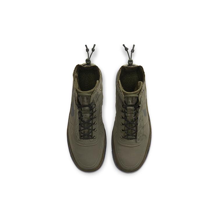 New Nike Air Force 1 High Shell Cargo Khaki Women's BQ6096-301