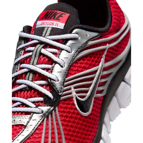 Nike Zapatillas para Hombre Zoom Skylon 11 Rojo Universitario Plata Metálico Blanco Negro IU1869-600