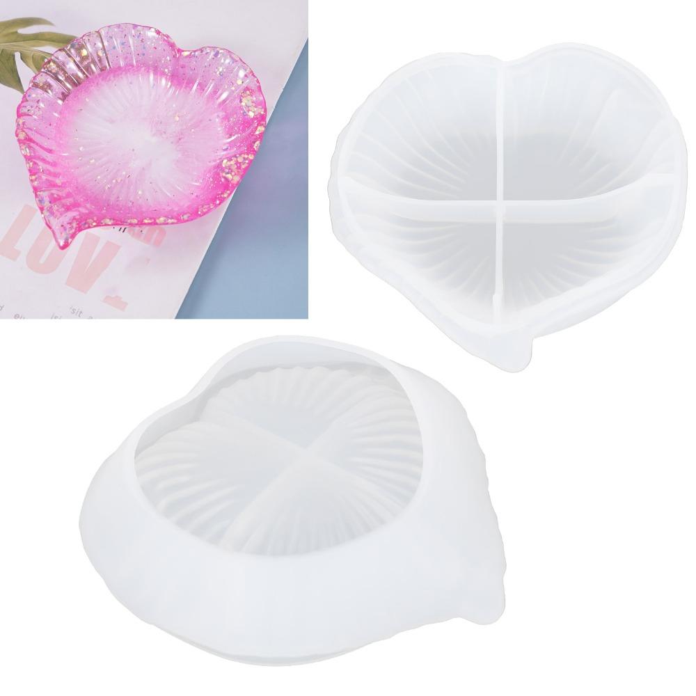 5pcs Non-Stick Resin Casting Mould Leaf Leaf Shaped Dish Mould Silicone Mould  Jewelry Making