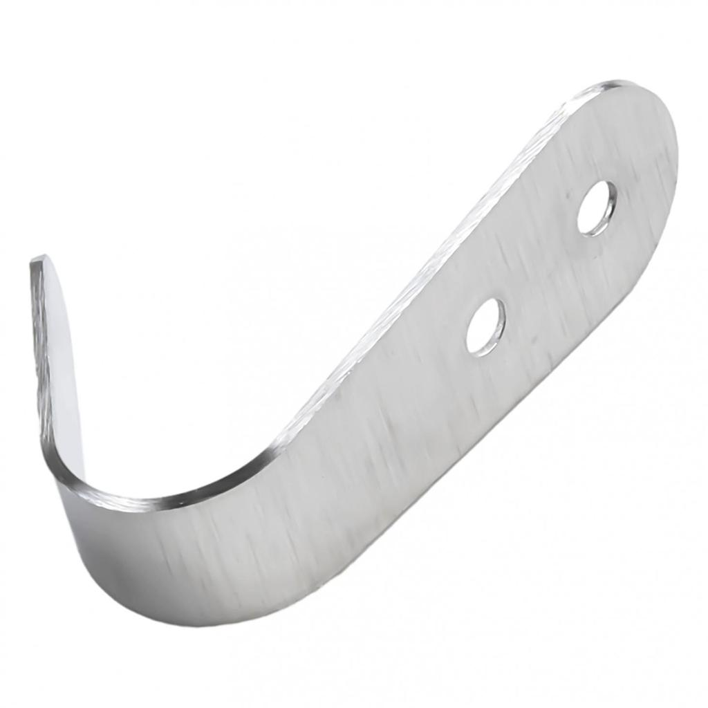 10 PCS Solid Stainless Steel Wall Mount Single Hook Heavy Duty Rustproof Coat Hanger