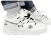 Graffiti weiße Schuhe Herren Nischen-Star Skateboard-Schuhe lässige vielseitige Sportschuhe Herren trendige Sportschuhe