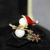 Enamel Zinc Zinc Alloy Male Female Fashion Jewelry Christmas Women Badge Korean Style Pin Christmas Brooches
