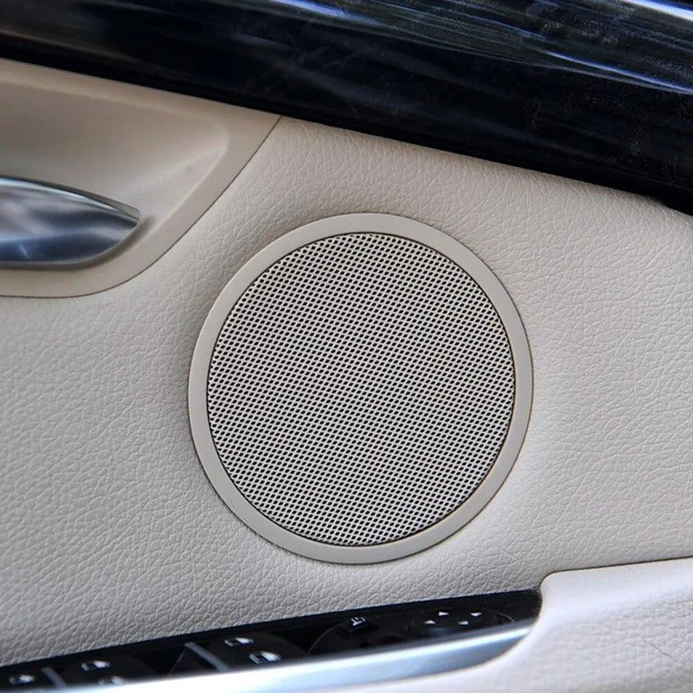 Car Interior Front Rear Door Woofer Horn Loud Speaker Grill Cover Replacement For BMW X5 X6 X3 X4 5GT E70 E71 E72 F25 F26 F07