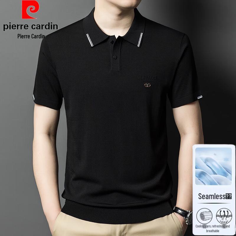

Pierre Cardin Men s Ice Silk Business Polo Shirt 105