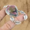 Birthday Gift For Her Natural Rhodonite Gemstone Pendant 925 Sterling Silver