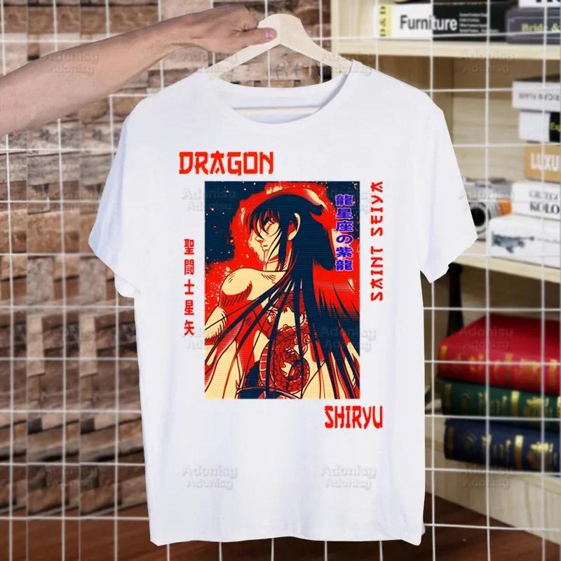 Saint Seiya Anime Manga Phoenix T-shirts Summer Men/Women Hip Hop Funny Print Tshirt Streetwear t shirts Short Sleeve Tops