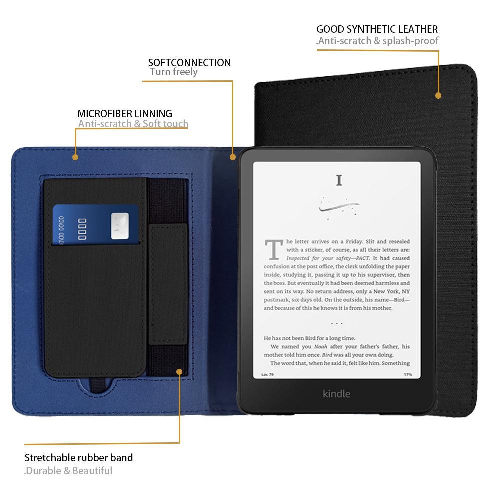 Kindle Paperwhite 12th Gen Drop-Proof Protective Case with Hand Rest Stand