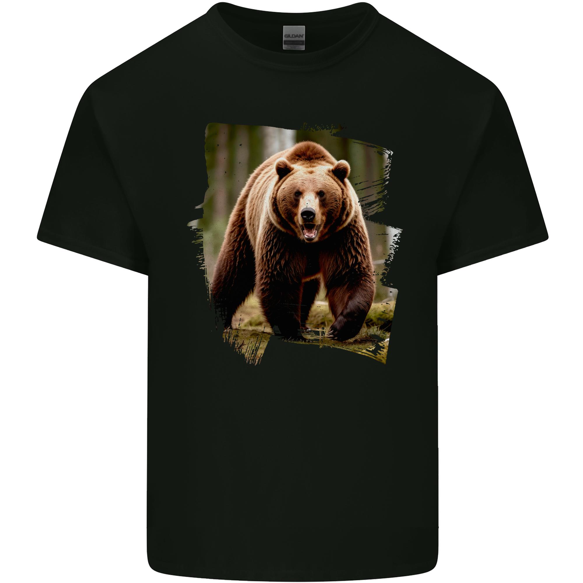 Grizzly Bear Photograph Unisexs Light Cotton TShirt S