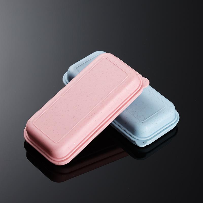 PP plastic short portable tableware box multi-color product box trinket storage box foldable tableware box