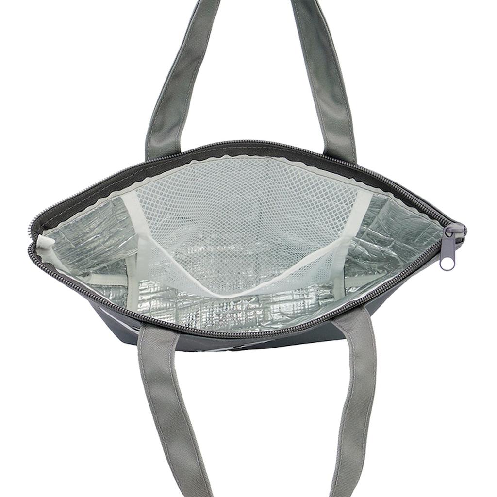 Nakajima Corporation Peanuts Snoopy Gradient Joe Cool Insulated Mini Tote H20 x W30 x D10cm Bag, Gray, 214331-25,