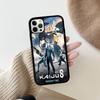 Klassische Anime K-kaiju No8 Handyhülle Für IPhone 17 16 15 14 13 Plus 12 11 Pro Max PC+TPU Hüllen Rückabdeckung