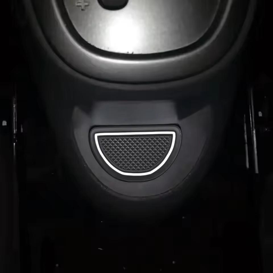 Für Citroen C1 2005 - 2014 Anti-Rutsch Ablagefach-Matte Getränkehalter Türfach Einlage Anti-Rutsch Matten Untersetzer Auto Innenraum Zubehör
