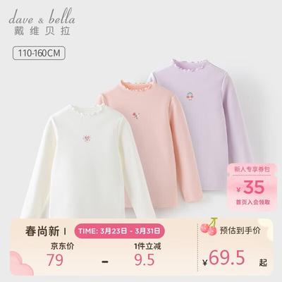 David & Bella Langarm-T-Shirt für Mädchen