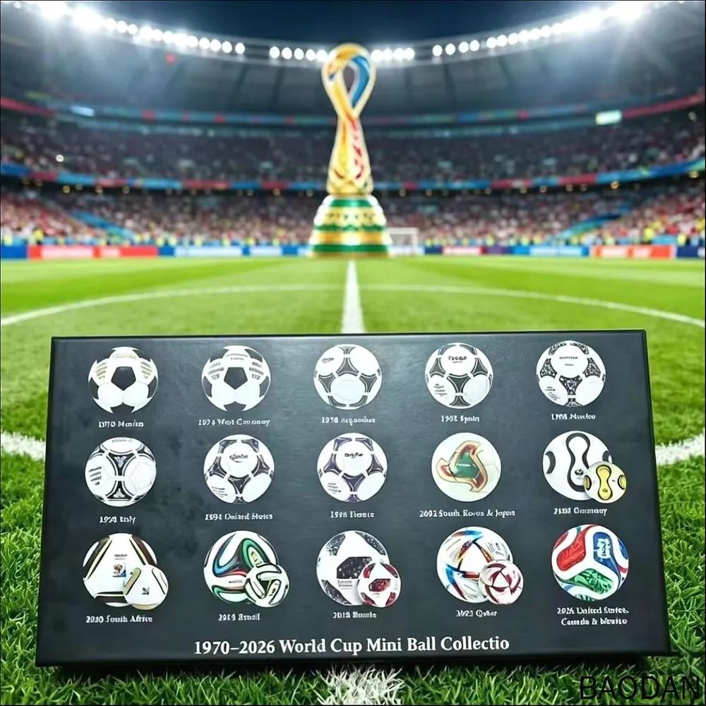 FIFA World Cup mini football collectible set 19702026 Gift edition with World Cup mini balls
