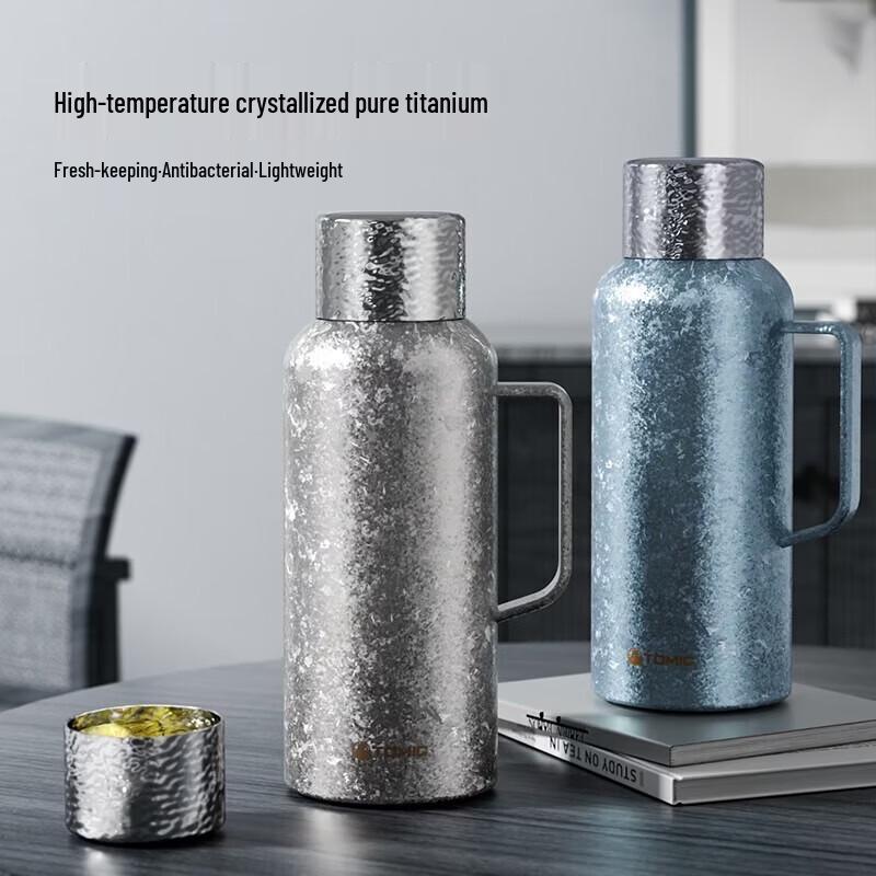 TOMIC 1000ml Pure Titanium Insulated Bottle