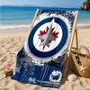 Jets Hockey Team Beach Towel, Super Soft Microfiber, Perfect Gift for Her/Him, Birthday, for Pool, Beach, Travel, Decor Beach Party