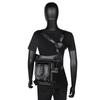 Punk Pu Leather Female Outdoor Cycling Waist Bag Fanny Pack Belt Bag Chest Bag Purse Bum Bag Leg Bag Banano
