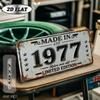 Hergestellt in Retro Nicht Alt Limitierte Auflage D-Dur Aluminium Metall Blechschild für Vintage Geburtstagsgeschenk Wanddekoration Bar Garage