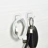 5/10pcs Transparent Plastic Duty Wall Hook for Kitchen Bathroom Office Storage No Trace No Scratch Waterproof Adhesive Hooks