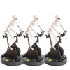 Animated Skeleton Riding Bike Resin Funny Animatronic Skeleton Decorative Novelty Skeleton Halloween Decor Party Favors