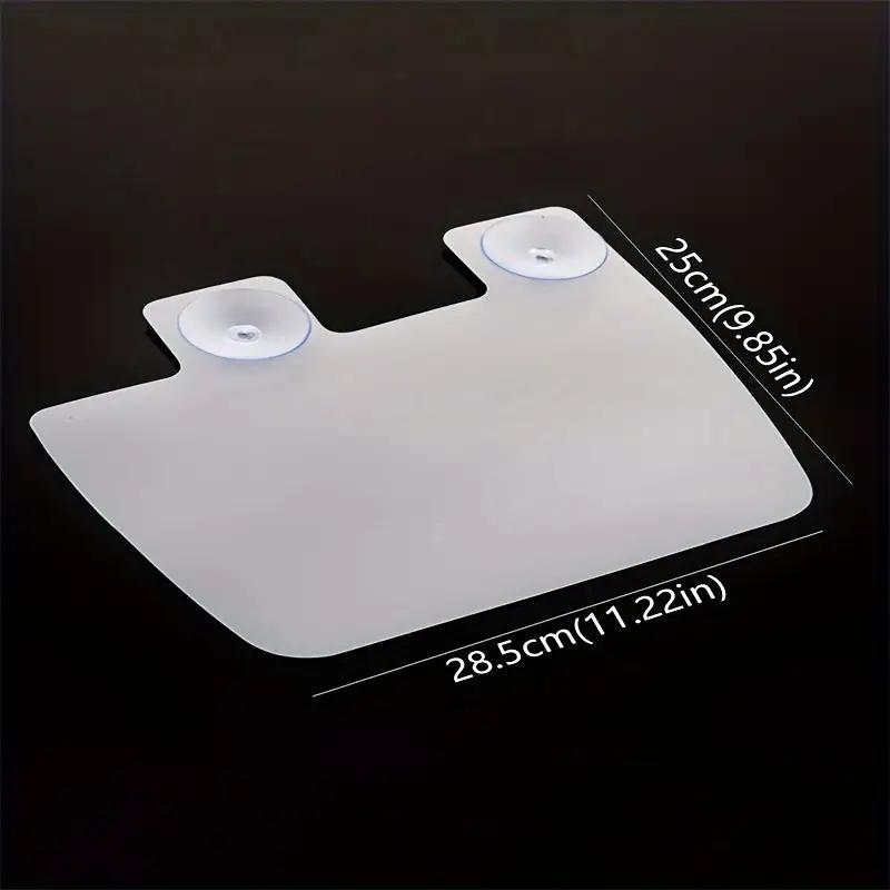 PVC-Spritzschutz mit Saugnapf für die Küche, Küchenarbeitsplatte, wiederverwendbar, erhöhte Stange, Wasserleitplatte, Spritzschutz für die Spüle