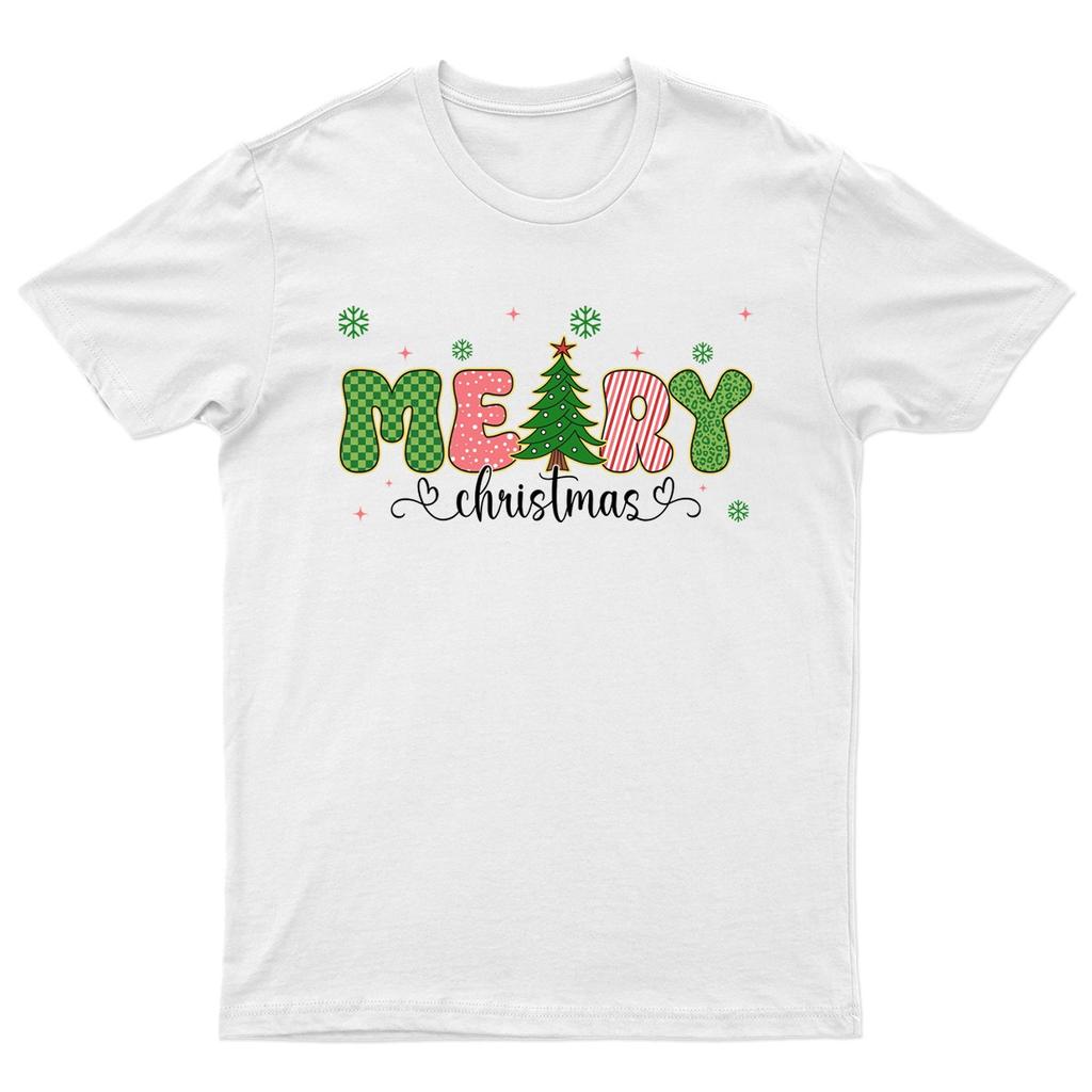 Merry Christmas Festive Holiday TShirt Unisex Gift Retro Funny Unisexs Vintage