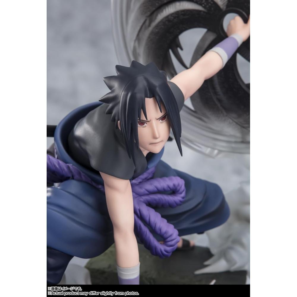 Figuarts ZERO [Super Fierce Battle] NARUTO Shippuden Uchiha Sasuke - Mangekyou Sharingan Light and Darkness - Approx. 200mm ABS&PVC Pre-painted Comple
