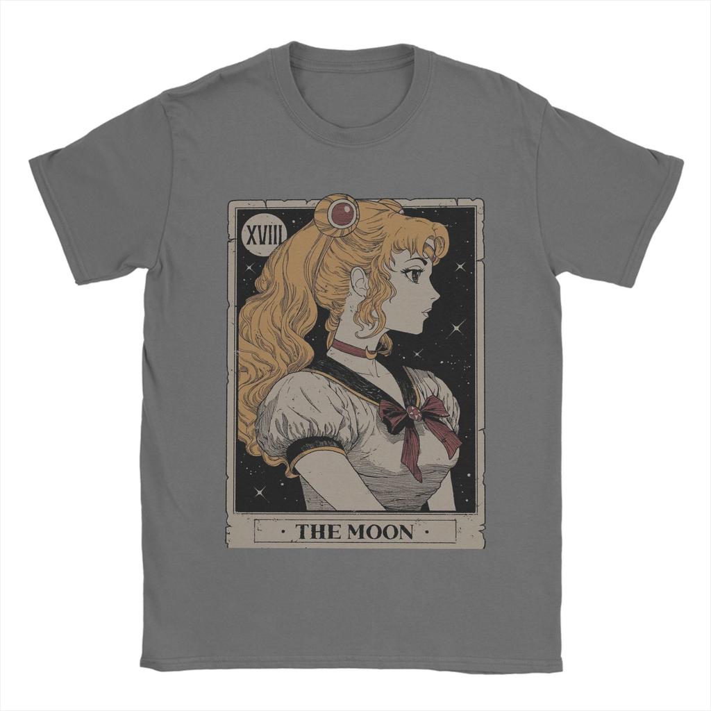 Sailors Moons TShirts for Men  Crazy Pure Cotton Tees O Neck Short Sleeve T Shirts Gift Idea Clothing