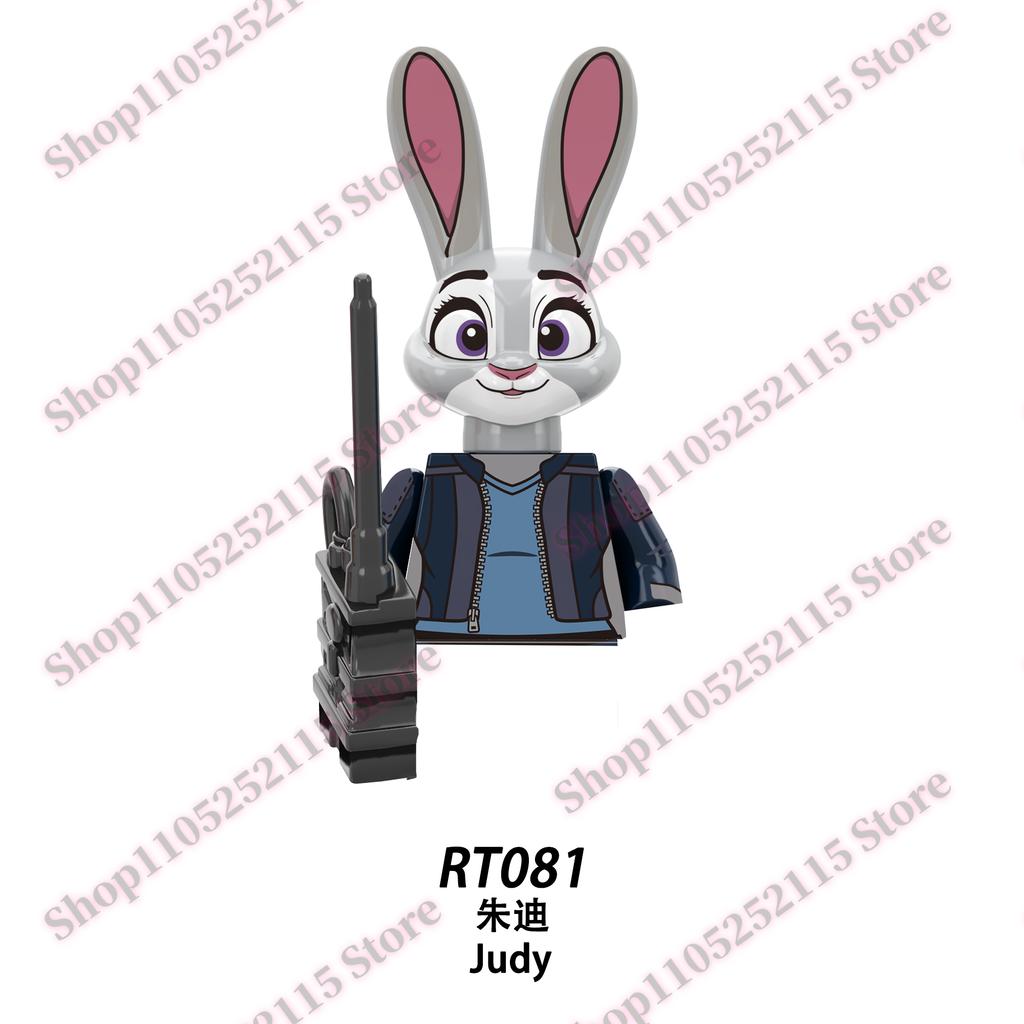 Disney building blocks Toy Zootopia Story Frozen Stitch Buzz Lightyear Kids MINI Brick set Doll toys collectible gift blocks