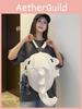 Shark Backpack With Waterresistant Material And Cartoon Animal Design For Casual Travel