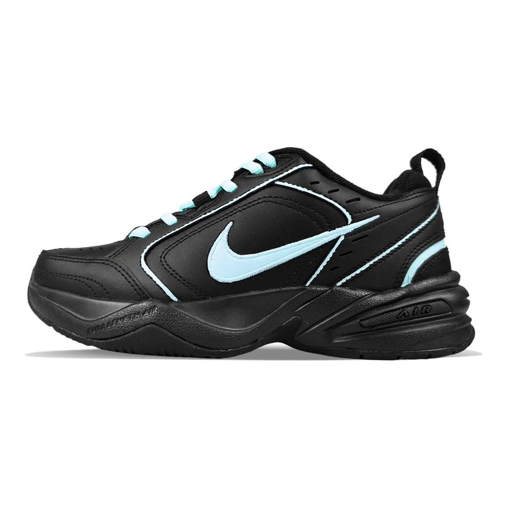 Nike Air Monarch 4 Slip Resistant Slip Resistant Low Top Chunky Sneakers Unisex Black 415445-001(Team40-)
