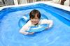 Igarashi 60cm Inflatable Ring, Clear Marine Style, with Rope, RGE-60D