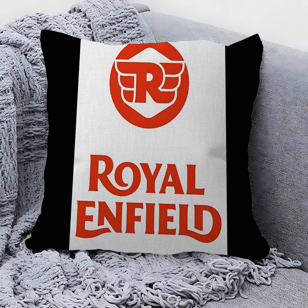 R-ROYALS E-ENFIELDS Logo Pillow Cover Sofa Cushion Cover Home Room Decoration Children Gift