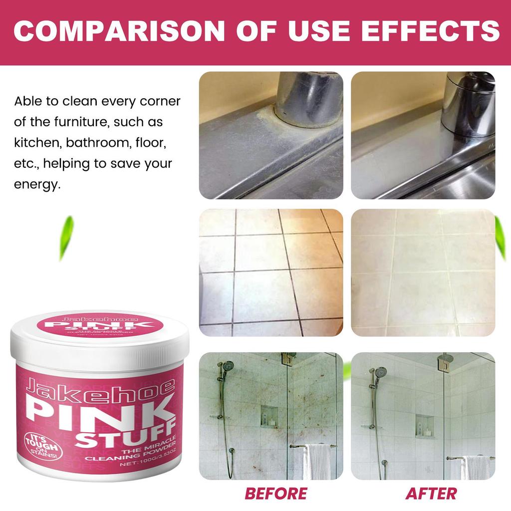 Multi-functional Kitchen Cleaning Powder Deep Cleaning Kitchen Hood Stove Faucet Stubborn Dirt Stains