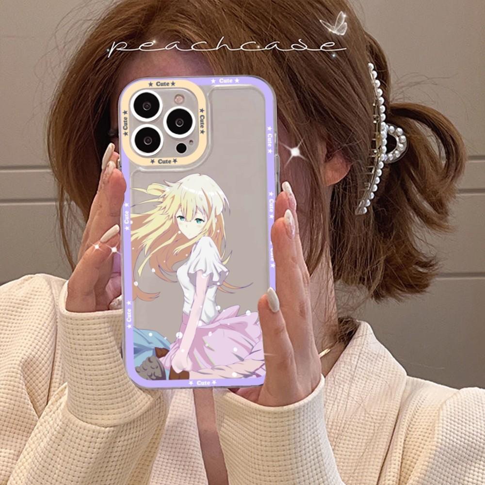 Violet Evergarden Phone Case For Samsung S 20 21 22 23 lite plus ultra Clear Mobile Cover Funda