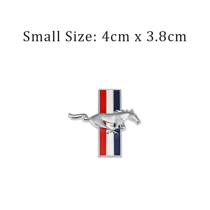 1pc Car Side Emblem Badge Stickers Trunk Decal for Ford Mustang GT 350 370 500 Shelby Cobra Mondeo Focus 2 3 F-150 Fiesta Kuga