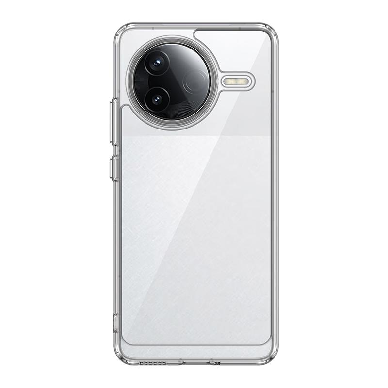 

Для Xiaomi POCO F7 Pro Чехол Xiaomi POCO F7 Pro Чехол Funda Clear PC TPU Противоударный силиконовый чехол для задней панели телефона Xiaomi POCO F7 Pro For POCO F7 Pro чистый
