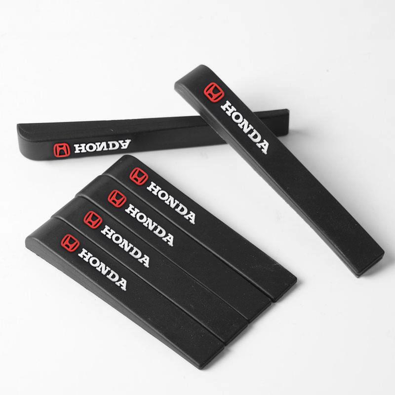 

6Pcs Car Door Rubber Strip Sticker Anti Collision Protective For Honda Civic Fit Jazz Accord Pilot CRV Odyssey Passport City HRV