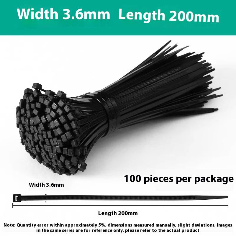 High-Strength Nylon Plastic Self-Locking Cable Ties for Transportation and Fixation