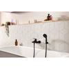 Single-lever Bath/shower Mixer - GROHE Start - Matte Black - Exposed Wall-mounted - Automatic Diverter
