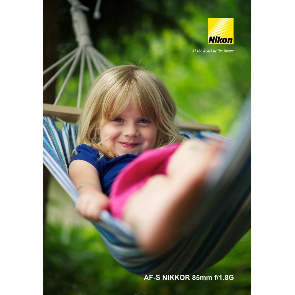 Nikon Single Focus Lens AF-S NIKKOR 85mm f1.8G Full Size Compatible