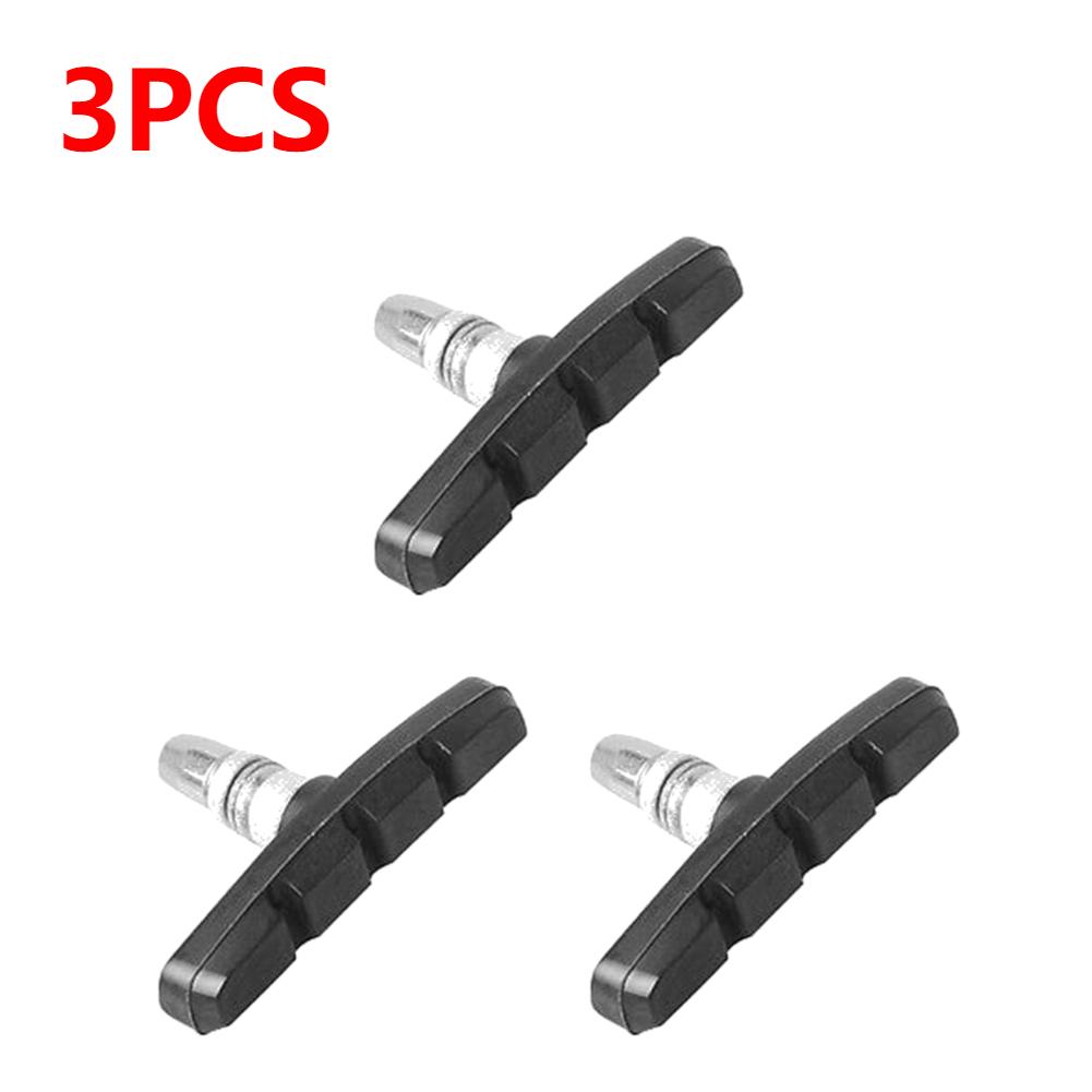 2-10PCS MTB Mountain Bike Brake Blocks Set Rubber Bicycle V-brake Shoes Pads Road Riding Cycling Accessories