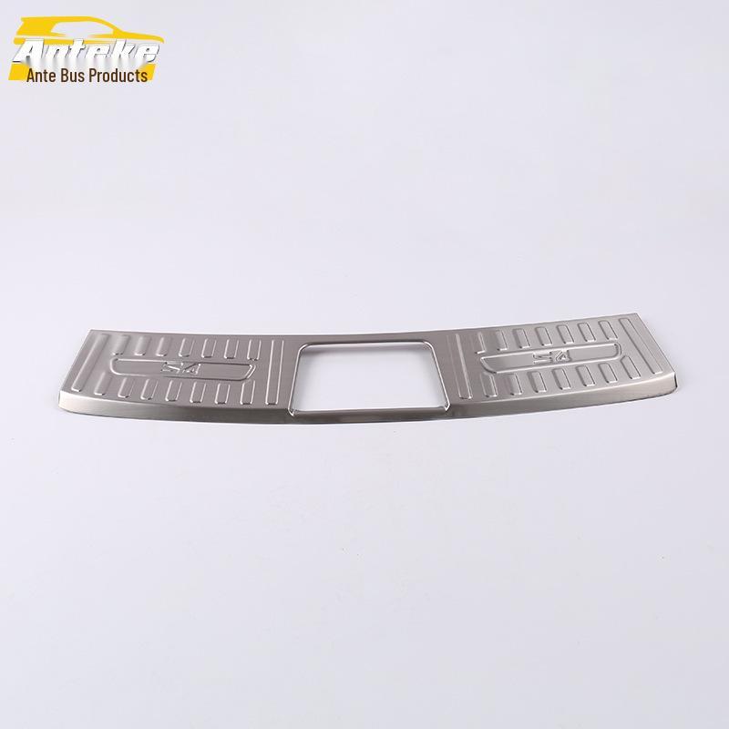 19 S4 Rear Bumper Bright Strip and Tailgate Trunk Protection Pedal - Stainless Steel Car Sticker Accessories