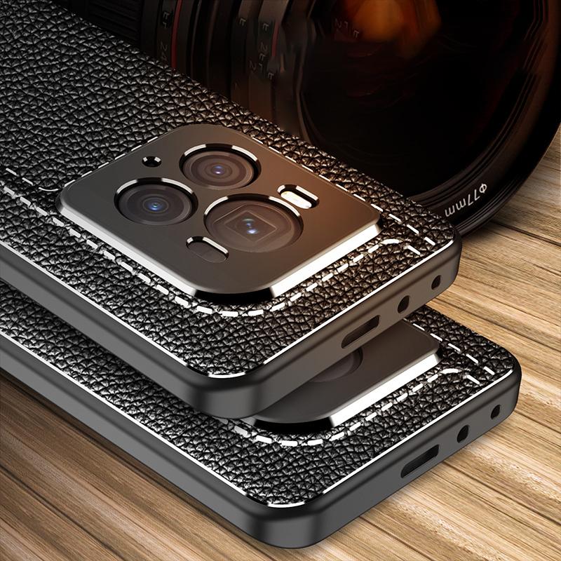 Für Honor Magic6 Ultimate 5G Hülle Rutschfester Griff Litschi-Textur TPU Handyhülle