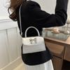 Simple and Fashionable Small Square Bag for Women's Popular Handbag for Women's Spring New Fashion Retro Shoulder Bag